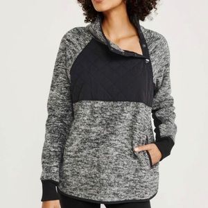 Abercrombie and Fitch Asymmetrical Snap Fleece